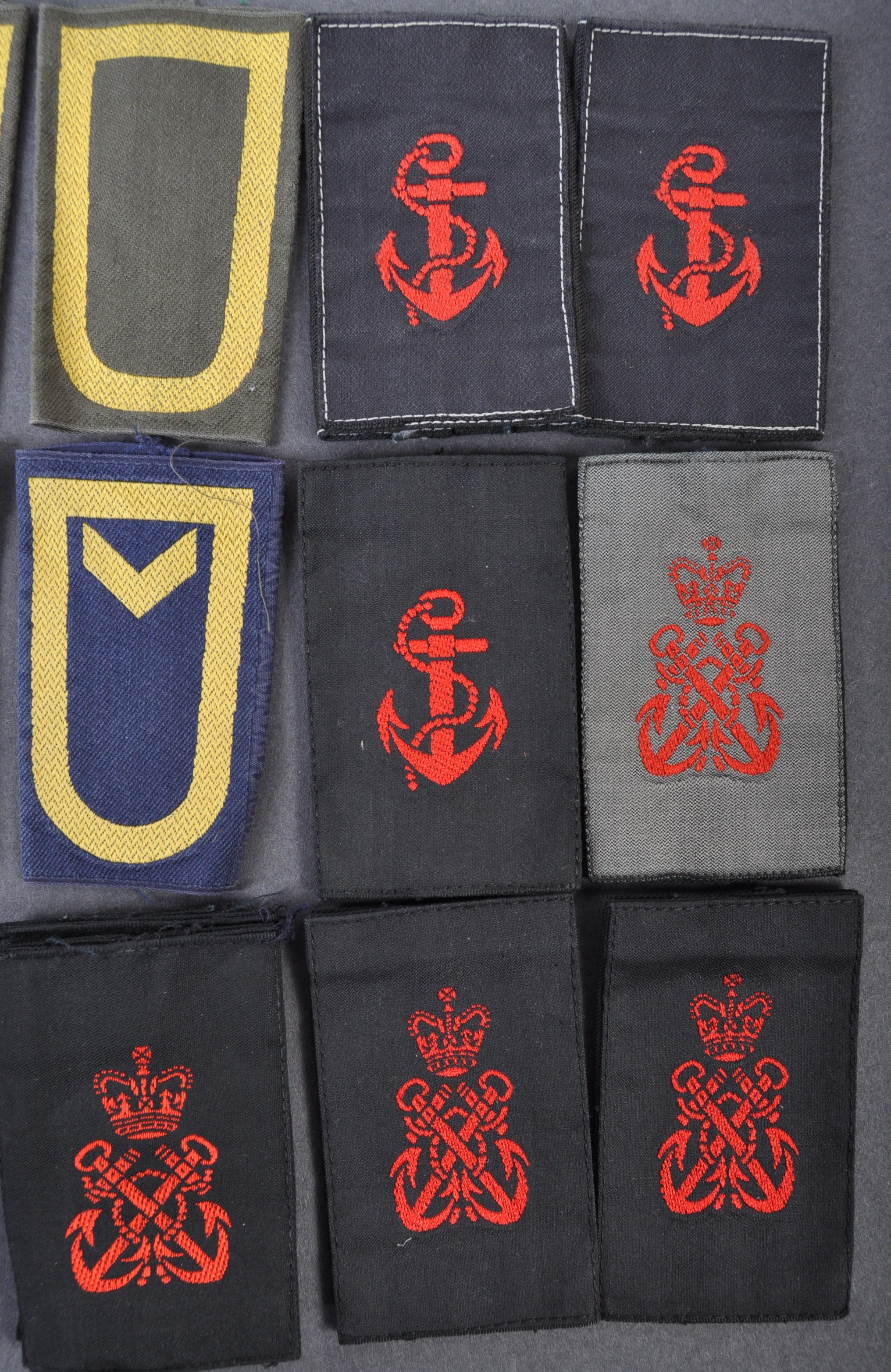 LARGE COLLECTION OF ASSORTED BRITISH NAVY UNIFORM CLOTH PATCHES - Image 2 of 6