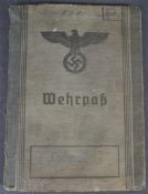 WWII SECOND WORLD WAR - GERMAN WEHRPASS ID BOOKLET