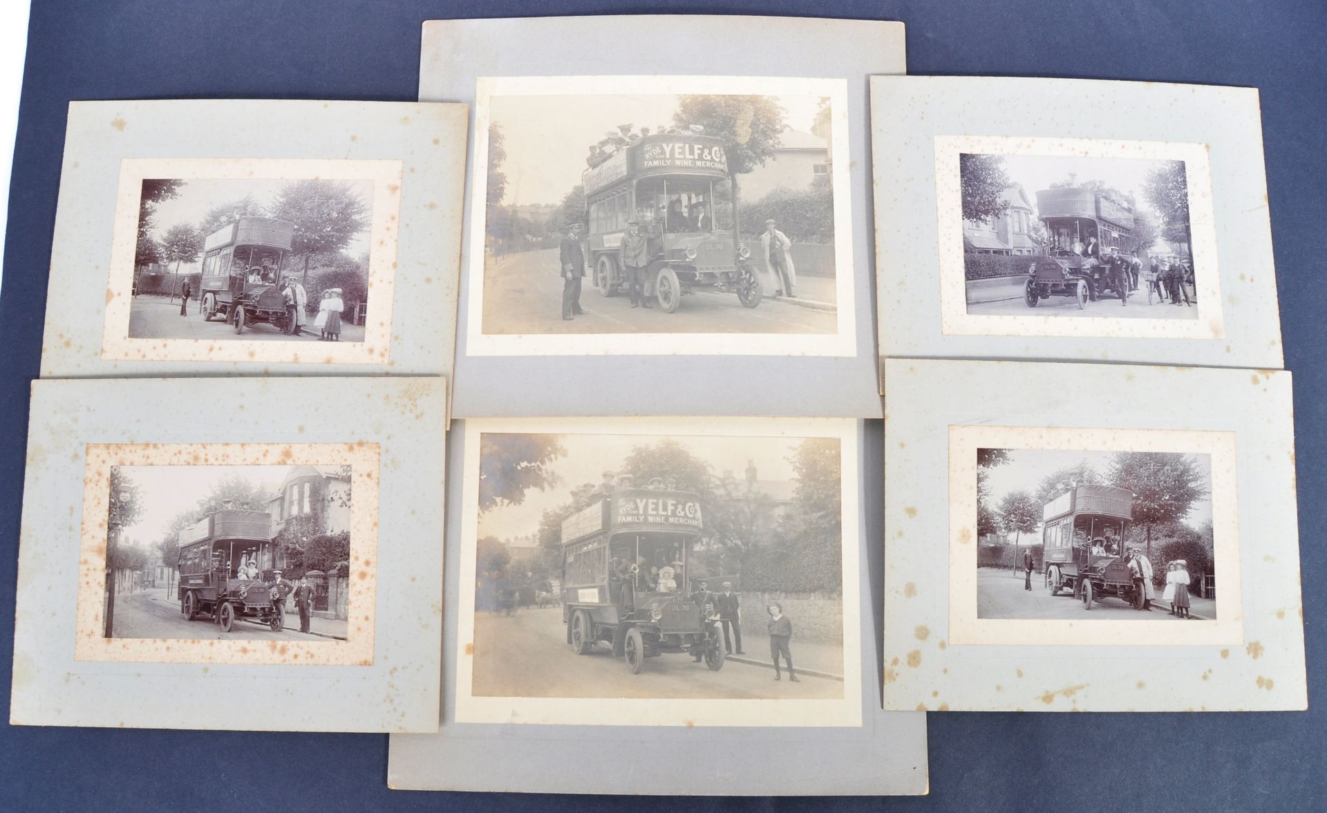 EARLY 20TH CENTURY BUS PHOTOGRAPHS - ISLE OF WIGHT