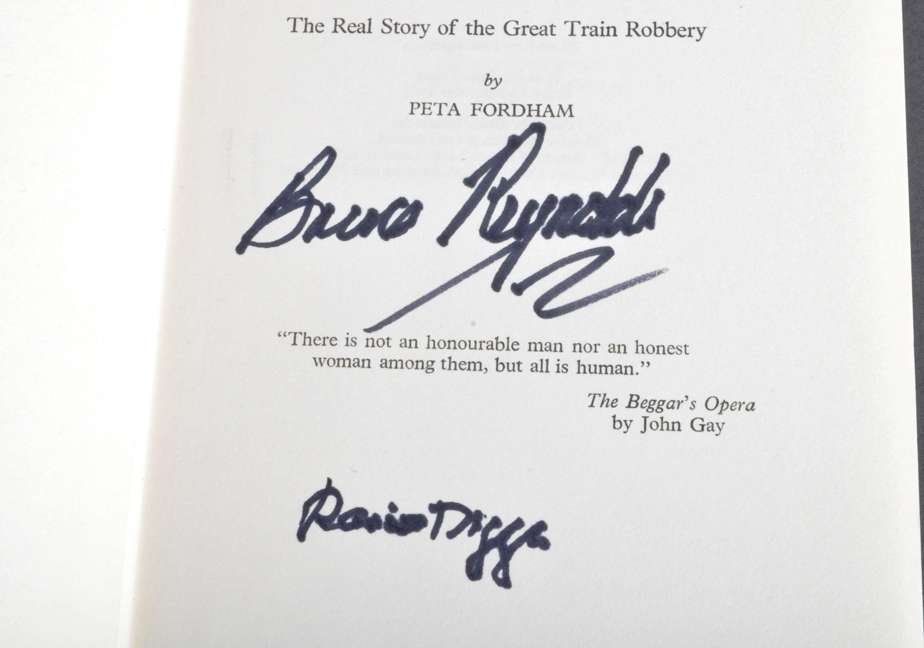 THE GREAT TRAIN ROBBERY - THE ROBBERS TALE SIGNED BOOK - Image 3 of 5