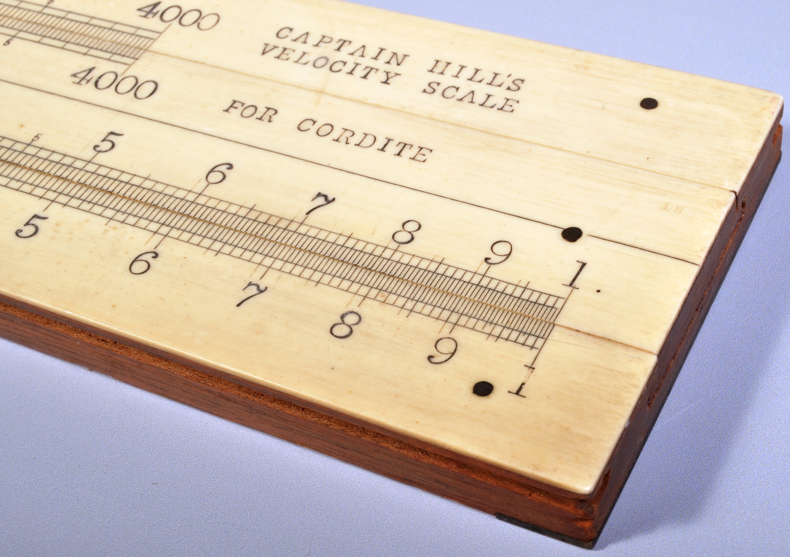 19TH CENTURY CAPTAIN HILL'S VELOCITY SCALE FOR A CANNON - Image 3 of 8