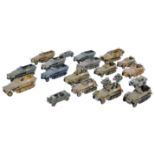 COLLECTION OF VINTAGE PLASTIC MODEL GERMAN MILITARY TANKS