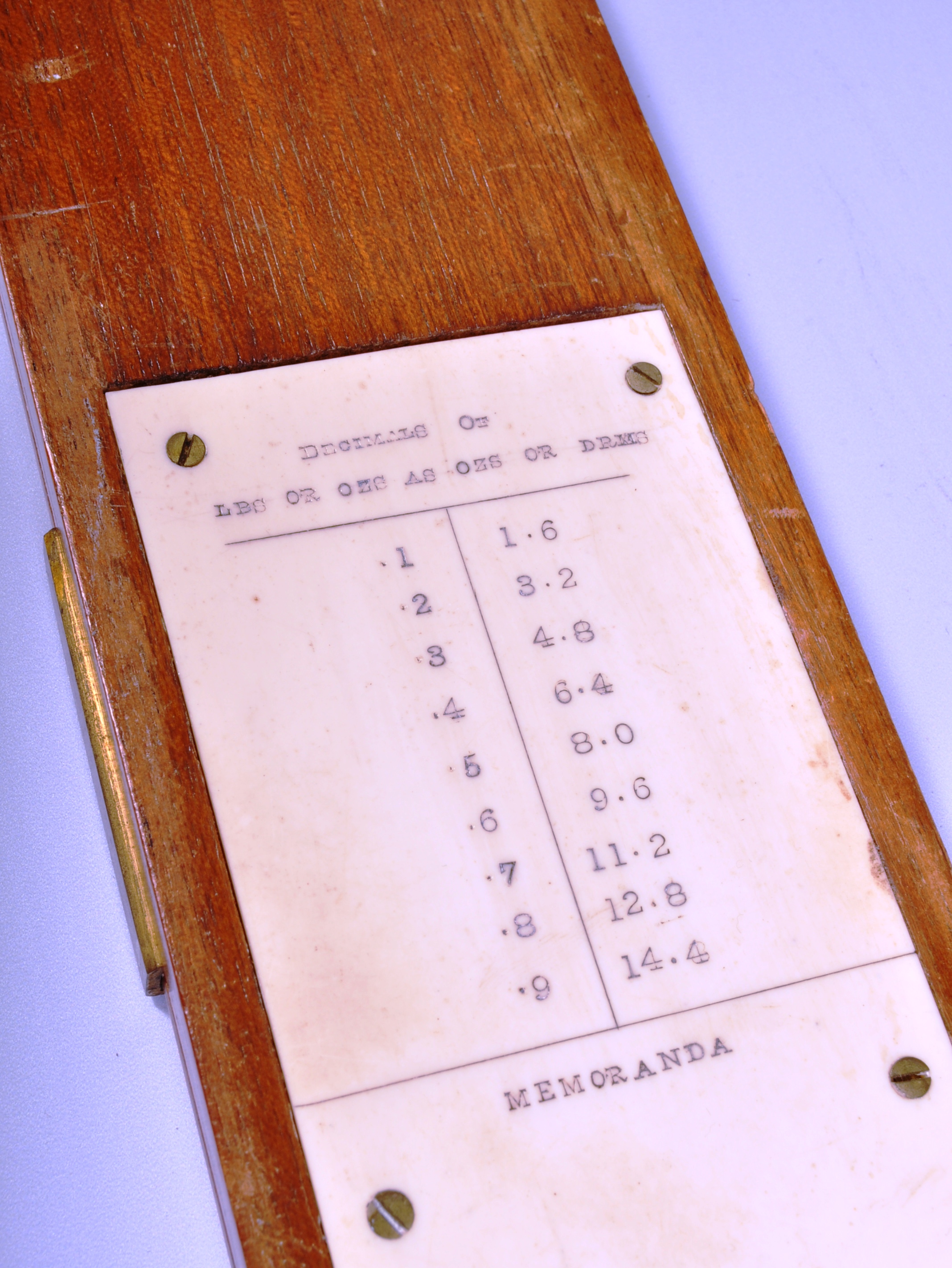 19TH CENTURY CAPTAIN HILL'S VELOCITY SCALE FOR A CANNON - Image 7 of 8