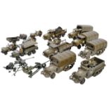 COLLECTION OF VINTAGE PLASTIC MODEL US ARMY TANKS