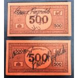 THE GREAT TRAIN ROBBERY - DUAL SIGNED MONOPOLY BANK NOTES