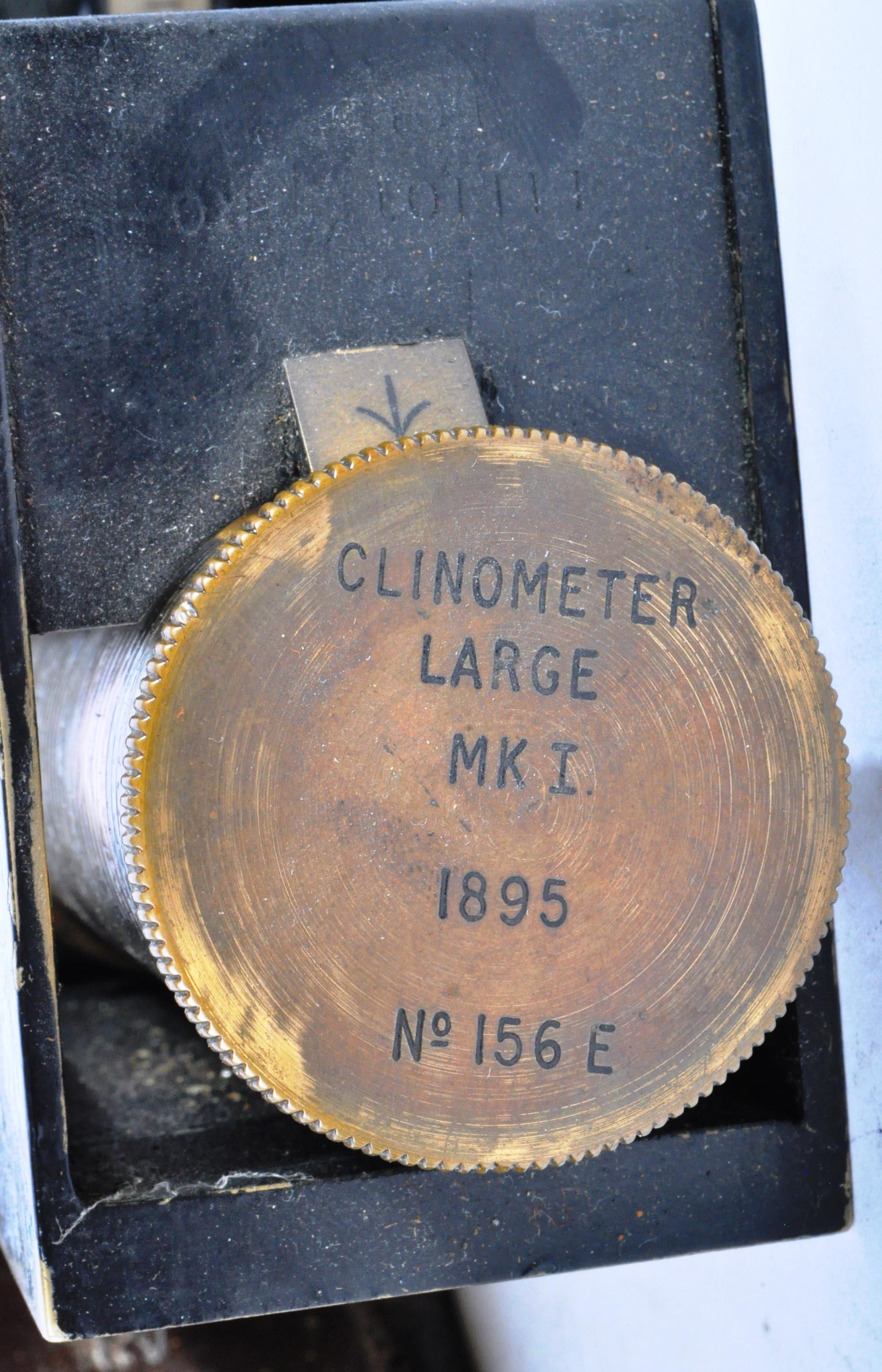 VICTORIAN 1895 BRITISH ARMY CLINOMETER INSTRUMENT - Image 5 of 8