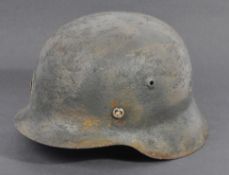 WWII SECOND WORLD WAR GERMAN THIRD REICH M42 HELMET