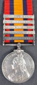 BOER WAR - QUEEN'S SOUTH AFRICA MEDAL - CORPORAL IN MIDDLESEX REGMT
