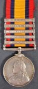 BOER WAR - QUEEN'S SOUTH AFRICA MEDAL - PRIVATE IN 18TH HUSSARS