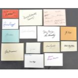 THE GREAT TRAIN ROBBERY - LARGE COLLECTION OF AUTOGRAPHS