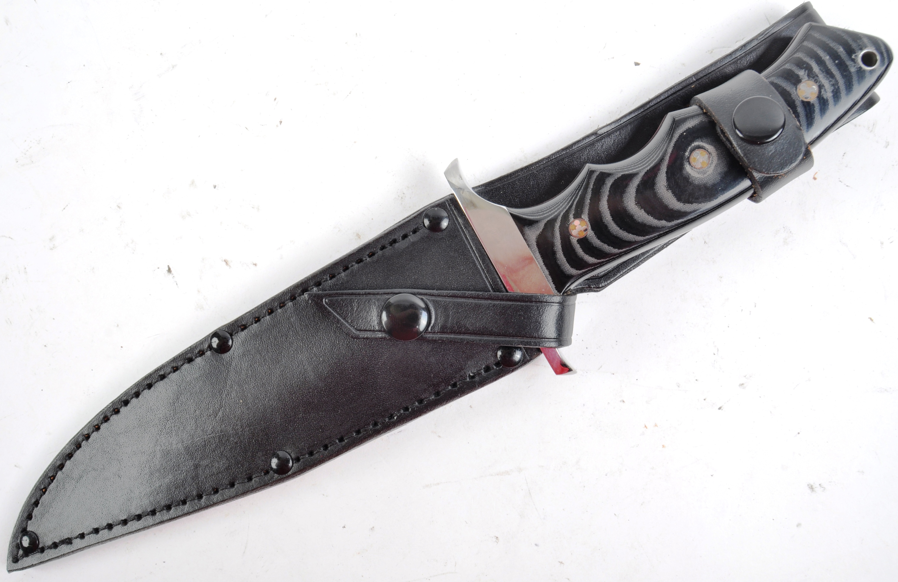 20TH CENTURY BOKER MADE FIXED BLADE BOWIE TYPE KNIFE - Image 7 of 10