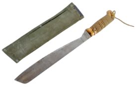 ORIGINAL VINTAGE BRITISH ARMY ISSUE MACHETE KNIFE