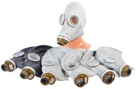 COLLECTION OF X7 RUSSIAN SOVIET UNION GP-5 RESPIRATORS