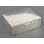 EDWARDIAN 16TH LANCERS ANGLO-INDIAN WAR HALLMARKED SILVER PRESENTATION BOX