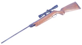 VINTAGE HOFFMAN PREMIER .22 CALIBRE AIR RIFLE WITH SCOPE