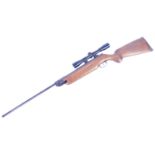 VINTAGE HOFFMAN PREMIER .22 CALIBRE AIR RIFLE WITH SCOPE