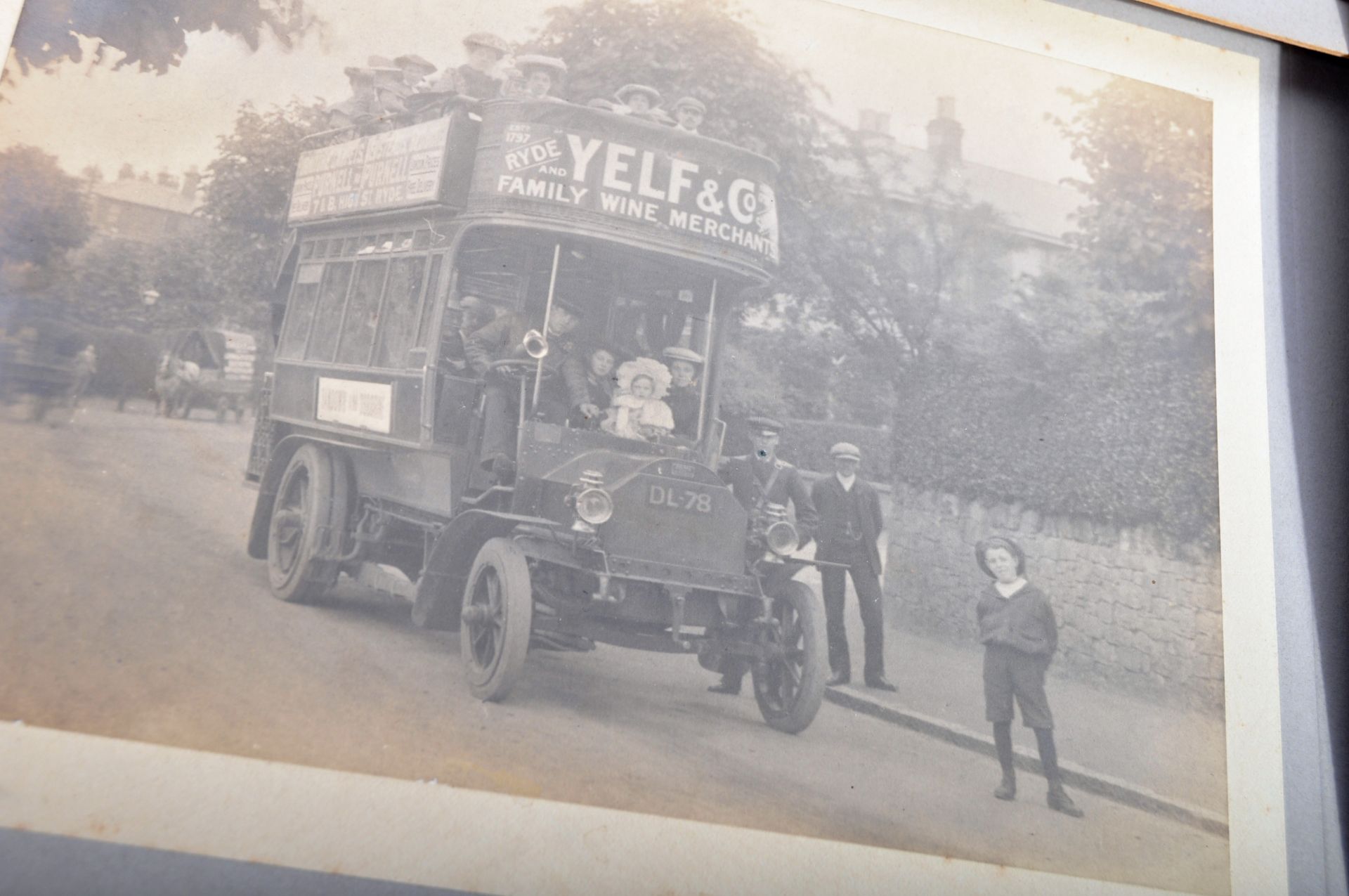 EARLY 20TH CENTURY BUS PHOTOGRAPHS - ISLE OF WIGHT - Image 5 of 7
