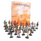 LARGE COLLECTION OF ASSORTED NAPOLEONIC WAR FIGURES & MAGAZINES