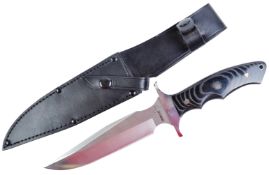 20TH CENTURY BOKER MADE FIXED BLADE BOWIE TYPE KNIFE