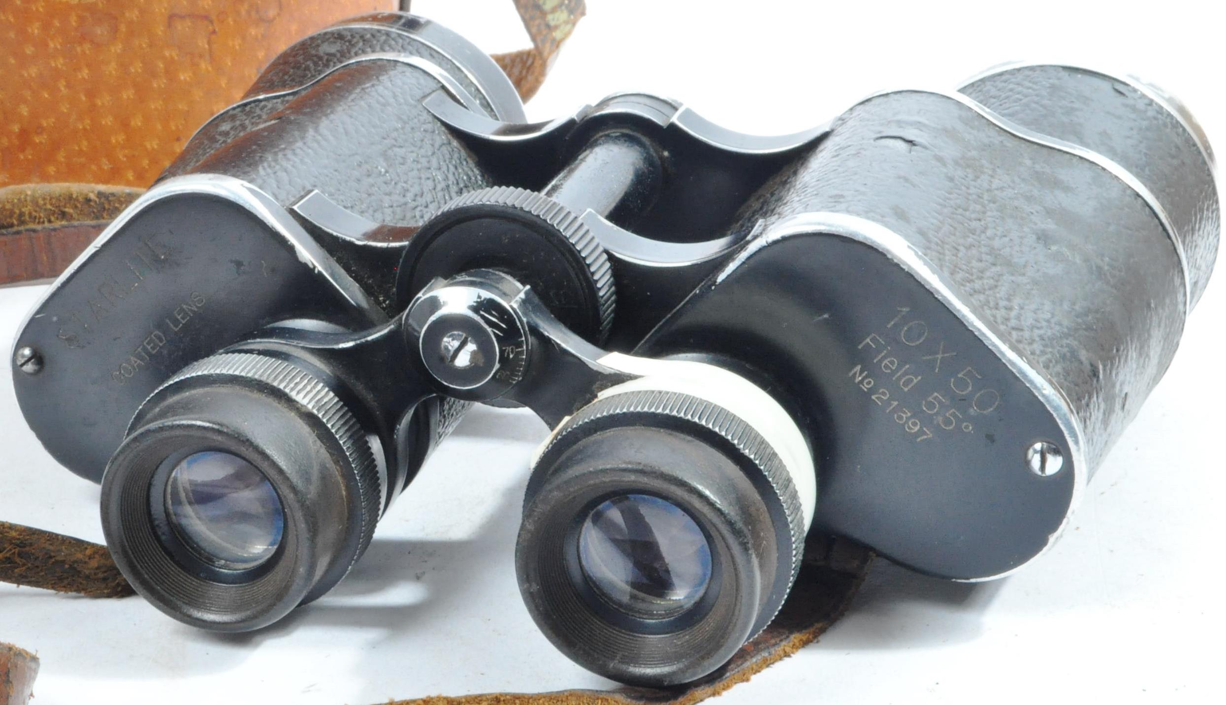 BINOCULARS - PAIR OF VINTAGE STARLITE 10X50 BINOCULARS - Image 3 of 8