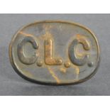 WWI FIRST WORLD WAR CHINESE LABOUR CORPS UNIFORM BADGE