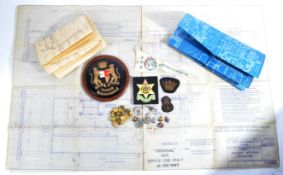 COLLECTION OF ASSORTED WWII SECOND WORLD WAR MILITARY ITEMS