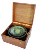LARGE EARLY 20TH CENTURY SHIP'S NAUTICAL COMPASS