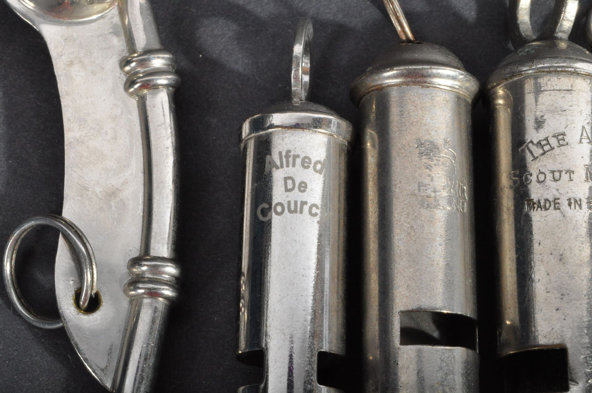 COLLECTION OF VINTAGE POLICE & OTHER WHISTLES - Image 2 of 6
