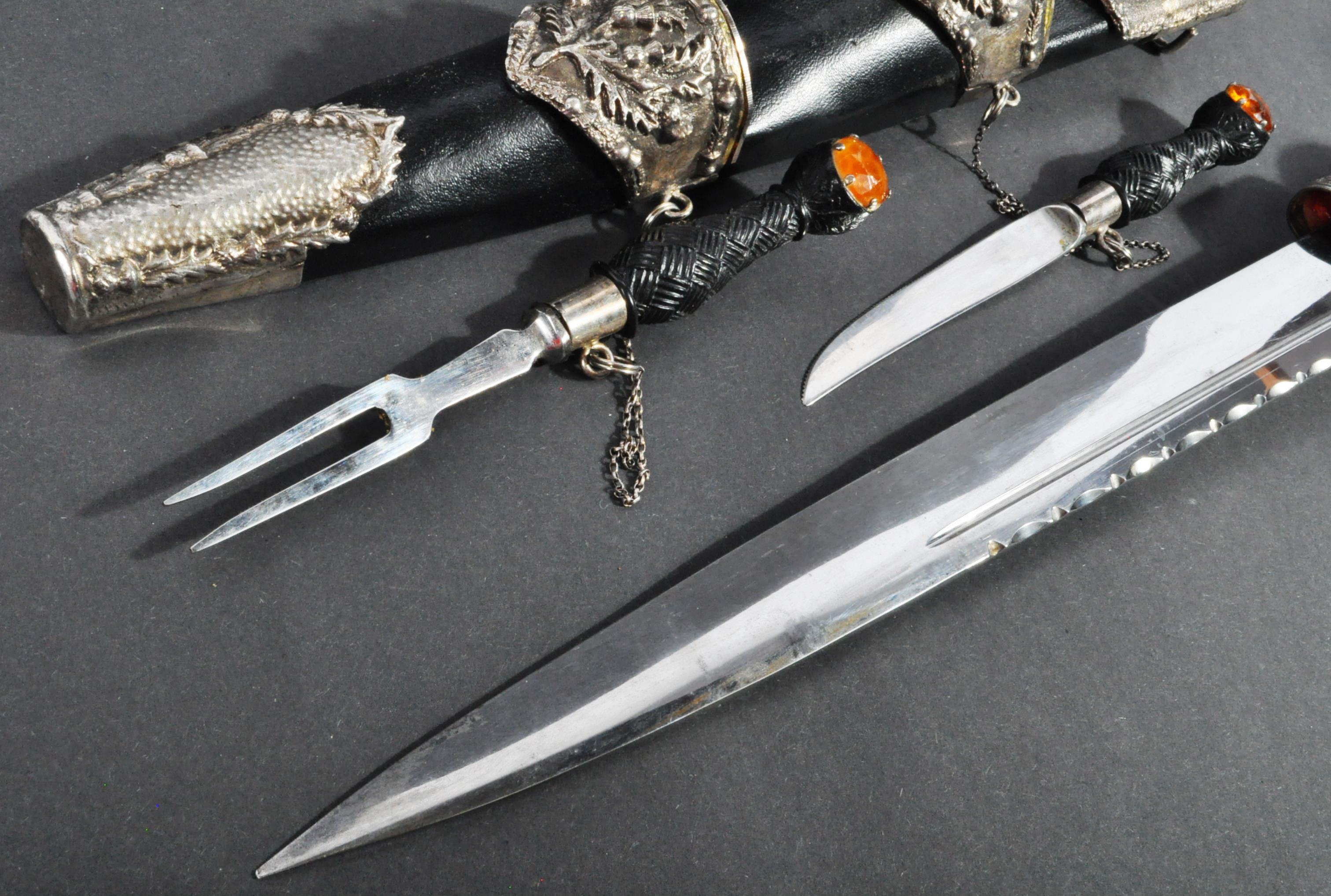 20TH CENTURY SCOTTISH DIRK CEREMONIAL DAGGER - Image 3 of 9