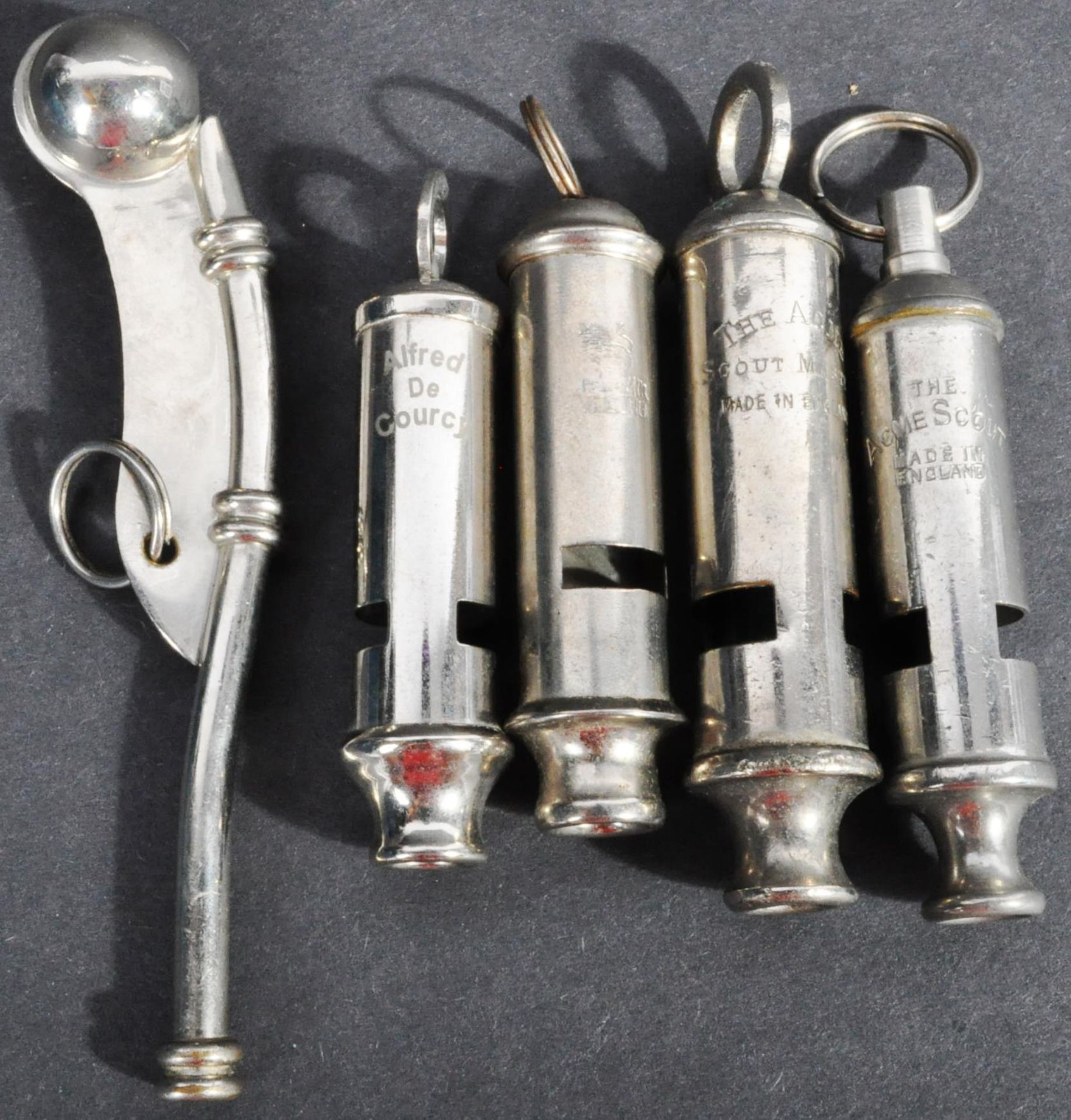COLLECTION OF VINTAGE POLICE & OTHER WHISTLES
