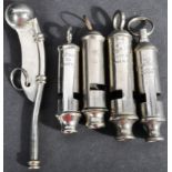 COLLECTION OF VINTAGE POLICE & OTHER WHISTLES