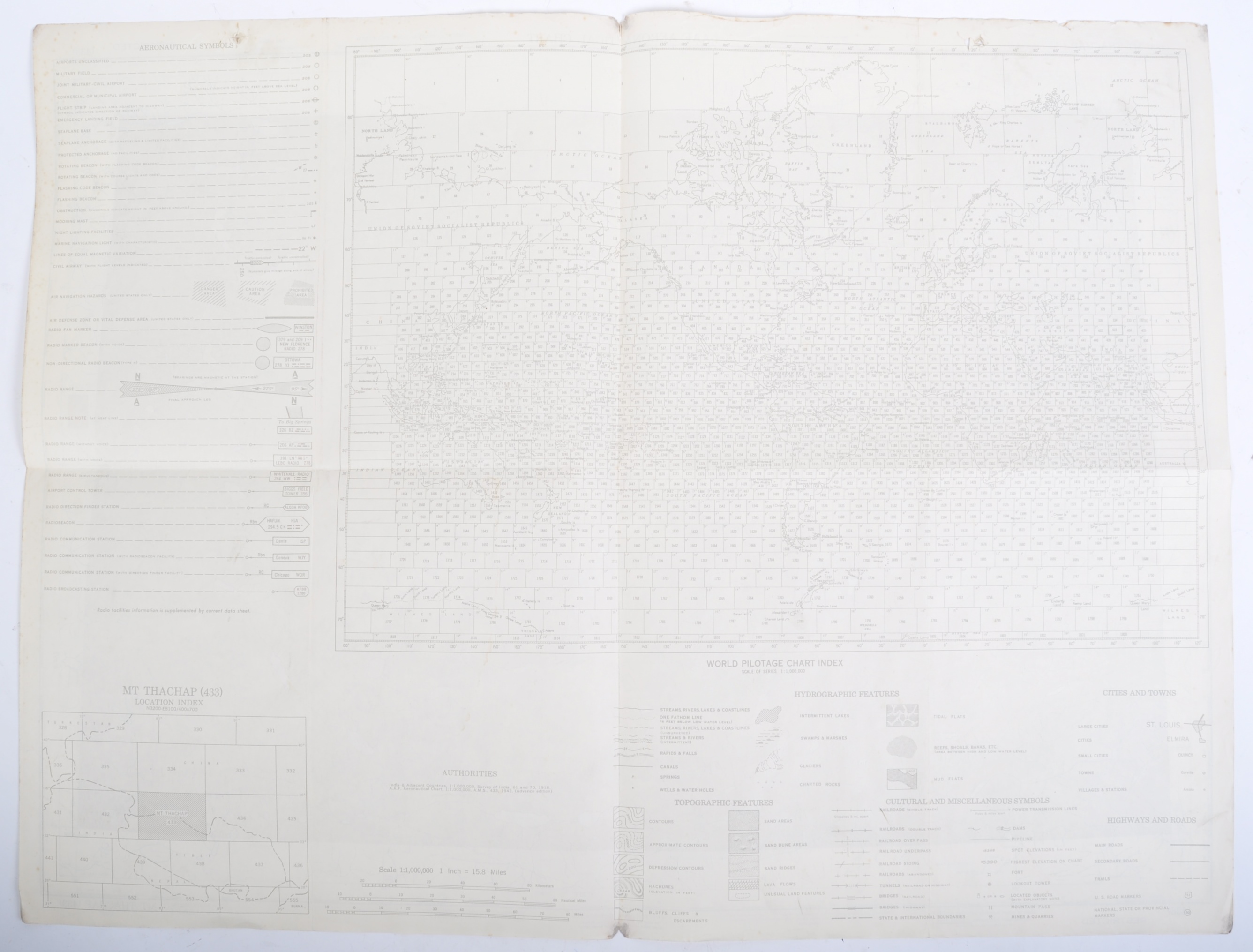 COLLECTION OF ORIGINAL WWII SECOND WORLD WAR US MAPS - Image 3 of 6