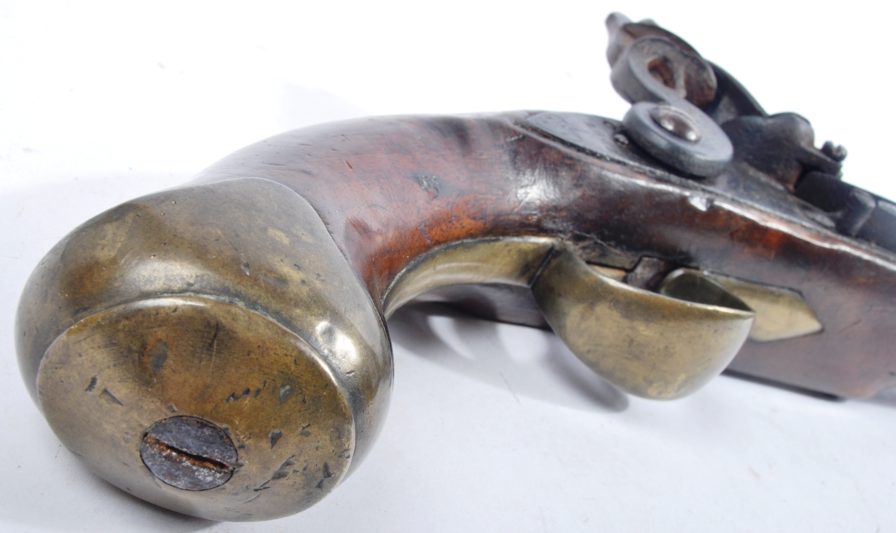 19TH CENTURY EAST INDIA COMPANY FLINTLOCK PISTOL - Image 2 of 6