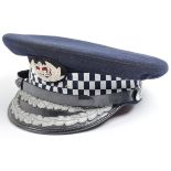 20TH CENTURY BRITISH POLICE CHIEF CONSTABLE UNIFORM CAP