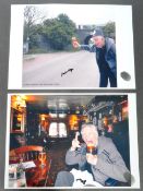 THE GREAT TRAIN ROBBERY - RONNIE BIGGS SIGNED PHOTOS WITH THUMB PRINTS