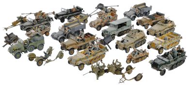 COLLECTION OF VINTAGE PLASTIC MODEL MILITARY TANKS