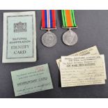 WWII SECOND WORLD WAR BRISTOL INTEREST MEDAL PAIR & ARP ITEMS