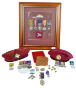 MEDAL GROUP - SERGEANT IN 9 PARA ROYAL ENGINEERS - WWII + POST