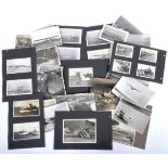 WWI FIRST WORLD WAR INTEREST PHOTOGRAPHS - AEROPLANES & SHIPS