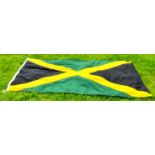 LARGE 20TH CENTURY JAMAICAN FLAG