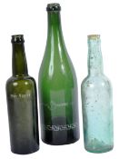 COLLECTION OF X3 WWII GERMAN THIRD REICH BEER BOTTLES