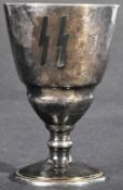 WWII SECOND WORLD WAR THIRD REICH WAFFEN SS SCHNAPPS GOBLET