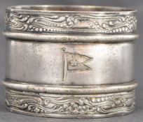 RMS TITANIC INTEREST - 1912 GORHAM WHITE STAR LINE NAPKIN RING