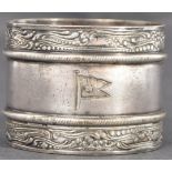 RMS TITANIC INTEREST - 1912 GORHAM WHITE STAR LINE NAPKIN RING