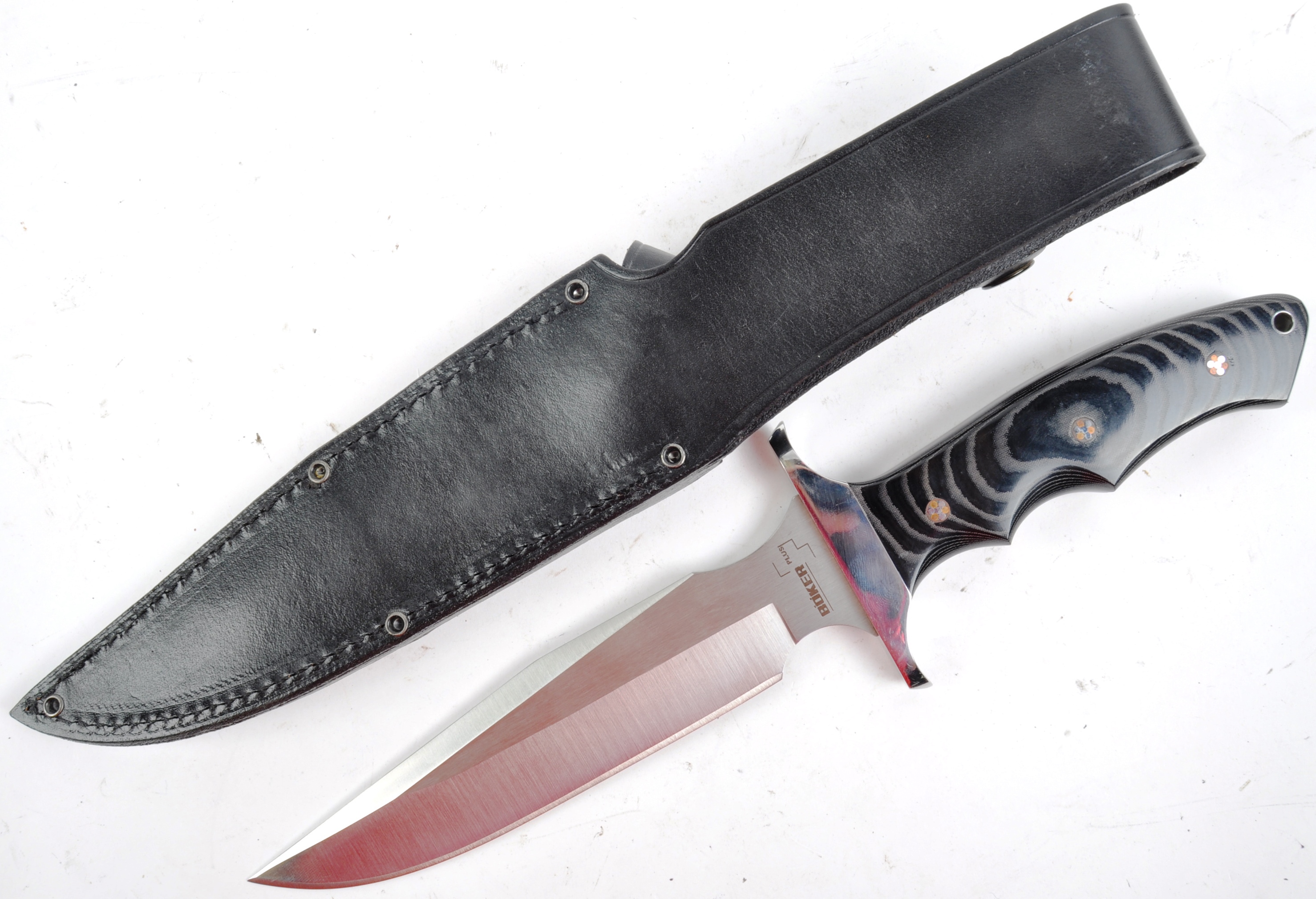 20TH CENTURY BOKER MADE FIXED BLADE BOWIE TYPE KNIFE - Image 8 of 10