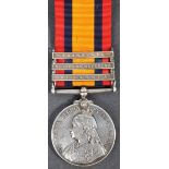 BOER WAR QUEEN'S SOUTH AFRICA MEDAL - TROOPER IN RHODESIA REGIMENT