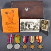 WWII SECOND WORLD WAR MEDAL GROUP & EFFECTS - SAS ITEMS