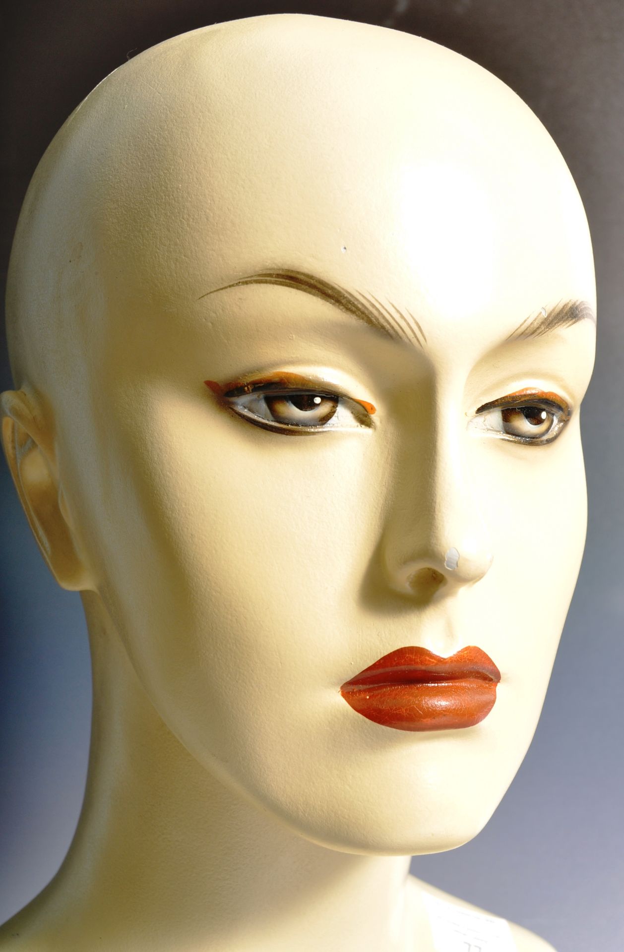 MID CENTURY SHOP HABERDASHERY POINT OF SALE MANNEQUIN HEAD - Bild 3 aus 6