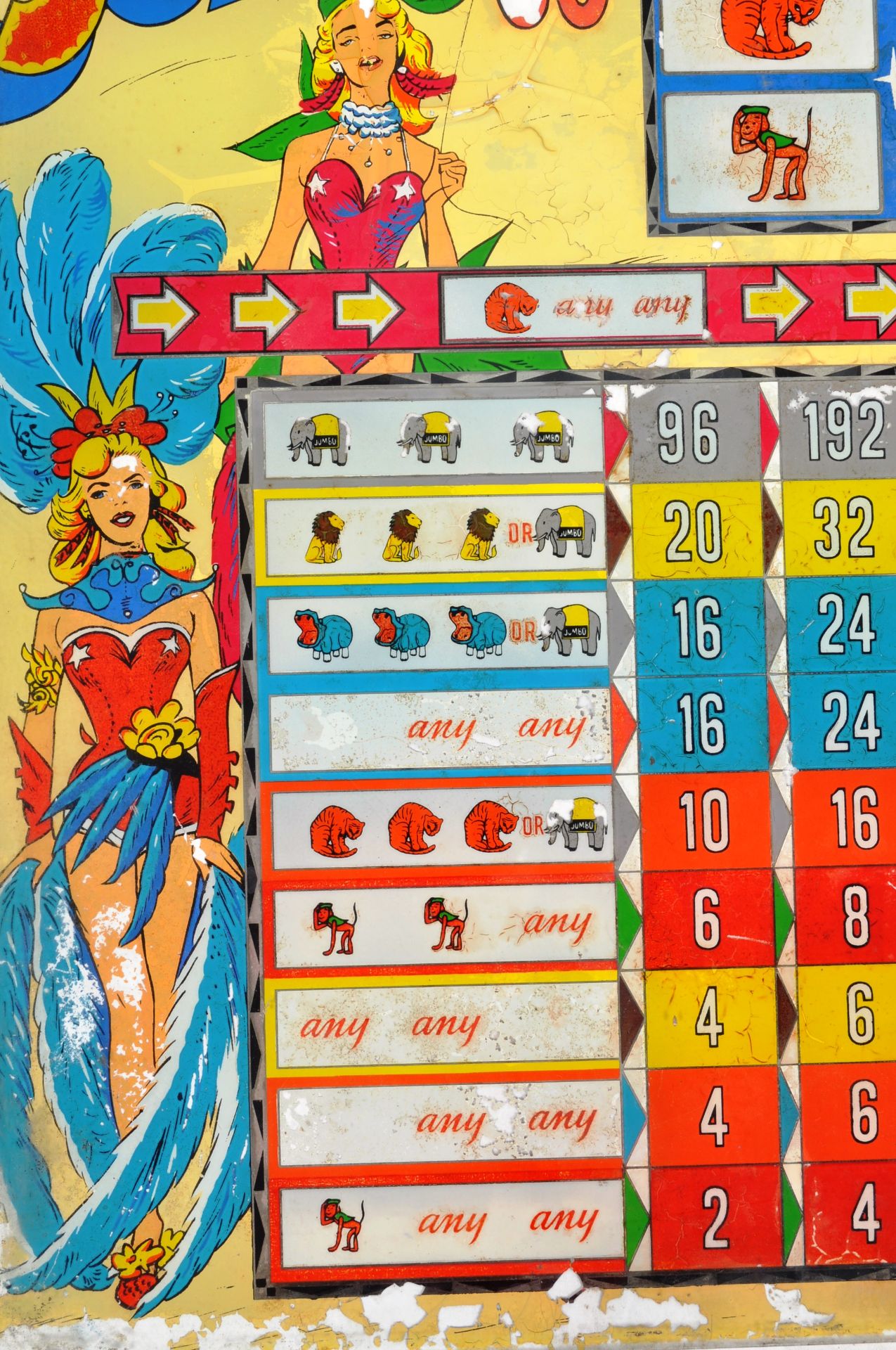 MID CENTURY AMUSEMENT ARCADE SLOT MACHINE GLASS DISPLAY - Image 4 of 6