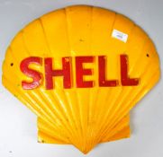 RETRO SHELL CAST IRON ADVERTISING SIGN